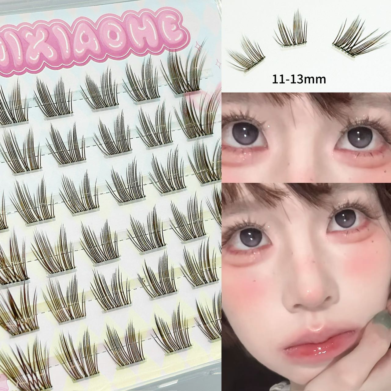 Lash Adhesive Glue - Mixiaohe Black Brown Glue-Free Cherry Lash