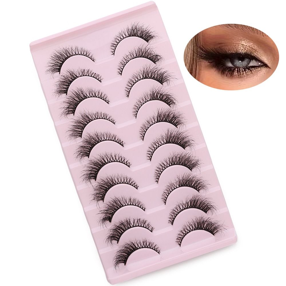 Eyelash Extension Volume Cat Eye - Women's Beauty 3D Volume Faux Mink
