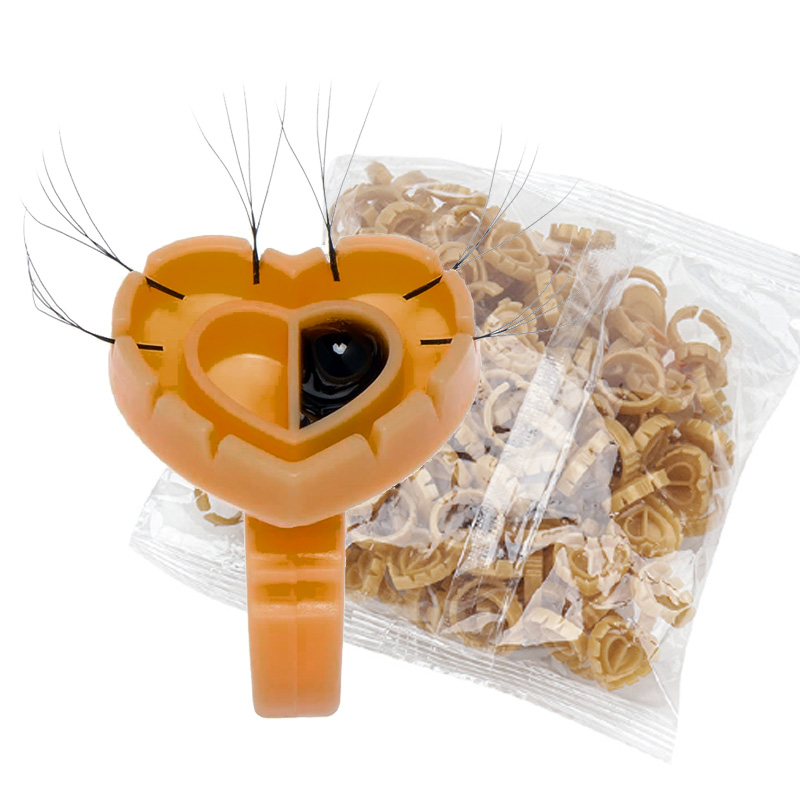 Eyelash Extension Maps - 500PCS Glue Rings for Lash Extension