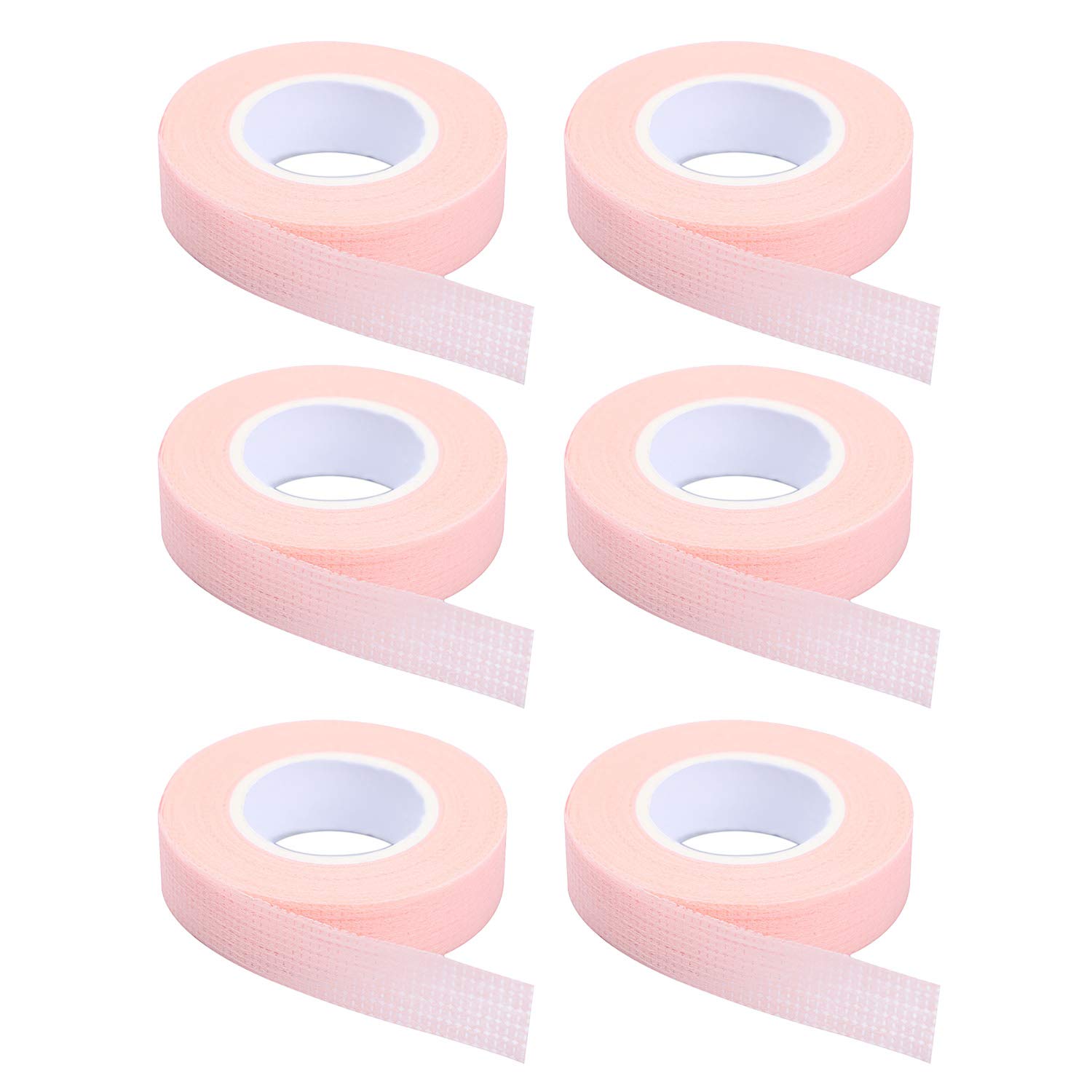 Eyelash Extension Class - 6 Rolls Eyelash Tape,Adhesive Fabric Eyelash
