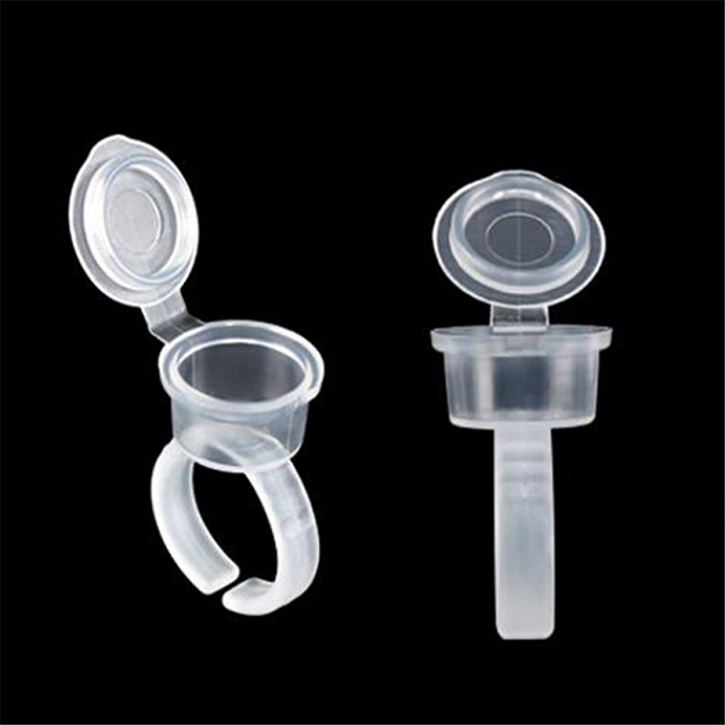 Eyelash Extension Permanent - Trong Suốt Mực Xăm Nhẫn Ly