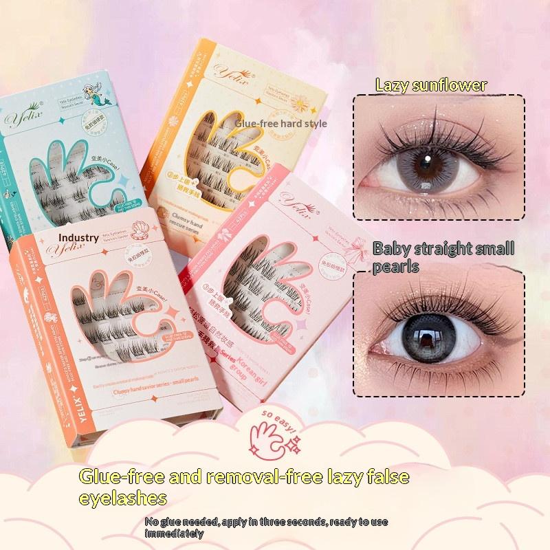 Lash Adhesive Glue - Self-adhesive Eyelash Clusters Natural Look No