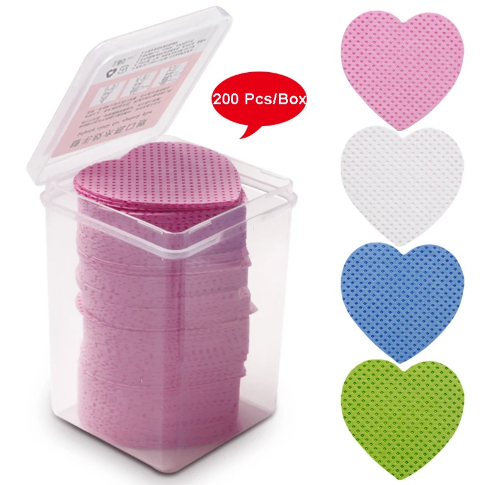 Eyelash Extension Glue Remover - 200PCS Wipes Paper Cotton Eyelash Glue