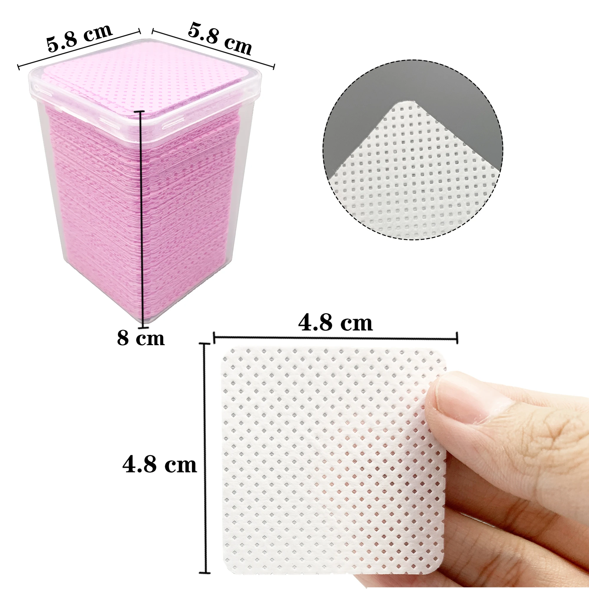 200Pcs/Box Lint Free Nail Wipe - đánh giá và giá Eyelash Extension Glue Remover