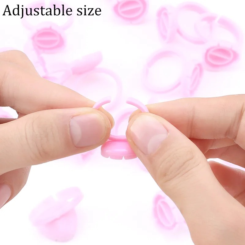 100 Pcs Disposable Eyelash Glu - đánh giá và giá Eyelash Extension Maps