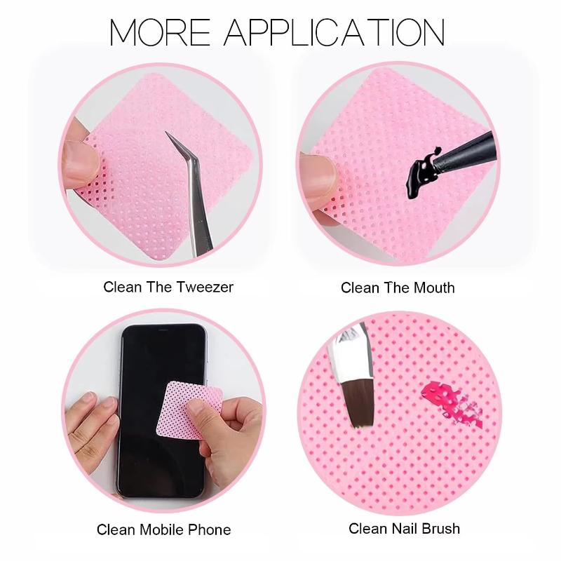 200Pcs Lint‑Free Nail Wipes Ey - đánh giá và giá Eyelash Extension Glue Remover