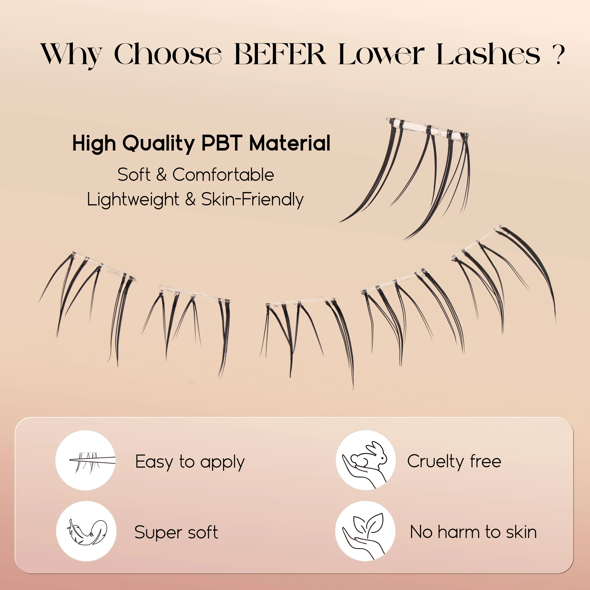 Befer No Glue Needed Lower Las - đánh giá và giá Lash Adhesive Glue