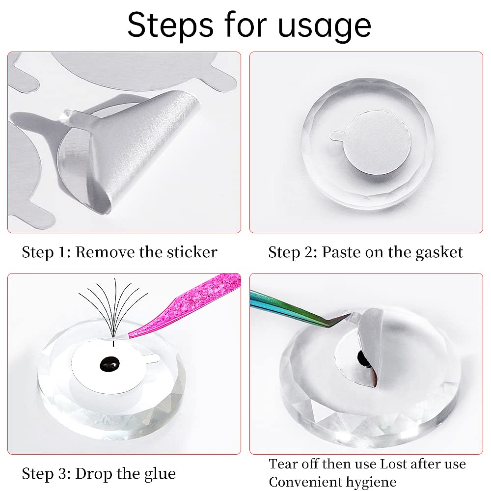 300pcs Foil Sticker Pads(10 Sh - đánh giá và giá Eyelash Extension Maps