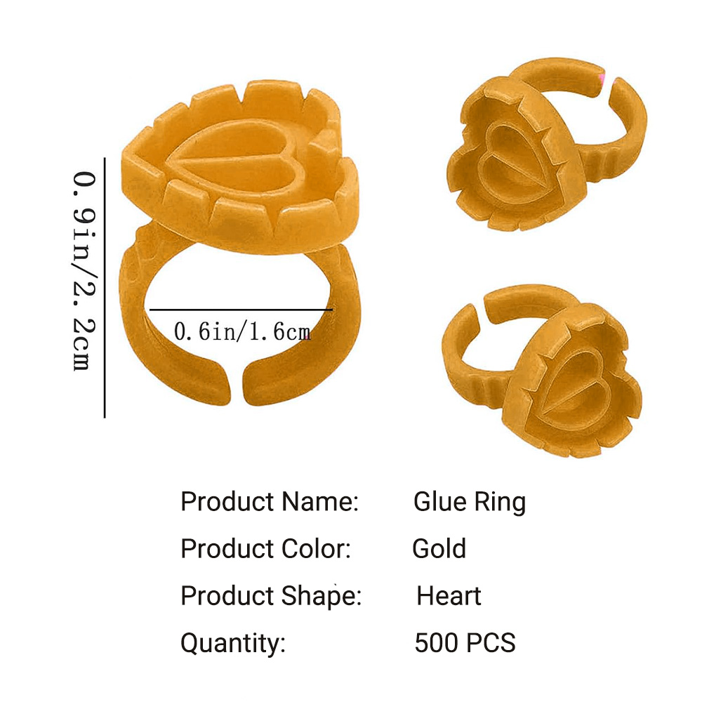500PCS Glue Rings for Lash Ext - đánh giá và giá Eyelash Extension Maps