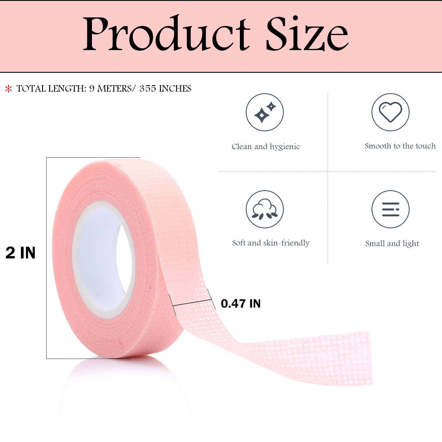 6 Rolls Eyelash Tape,Adhesive  - đánh giá và giá Eyelash Extension Class