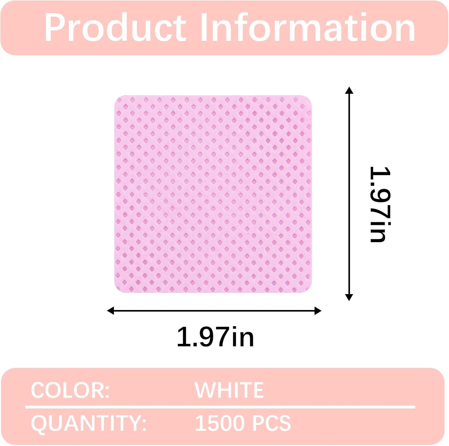 1500 Pcs Lint Free Nail Wipes  - đánh giá và giá Eyelash Extension Eyelash
