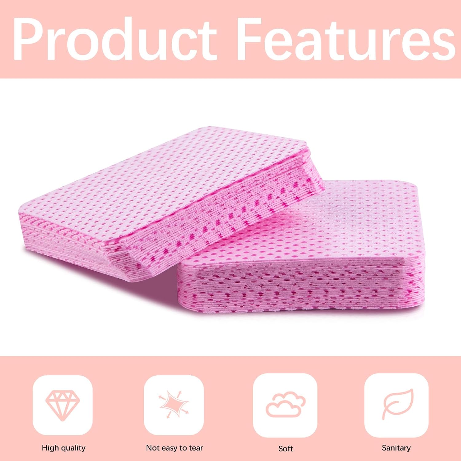1500 Pcs Lint Free Nail Wipes  - đánh giá và giá Eyelash Extension Eyelash