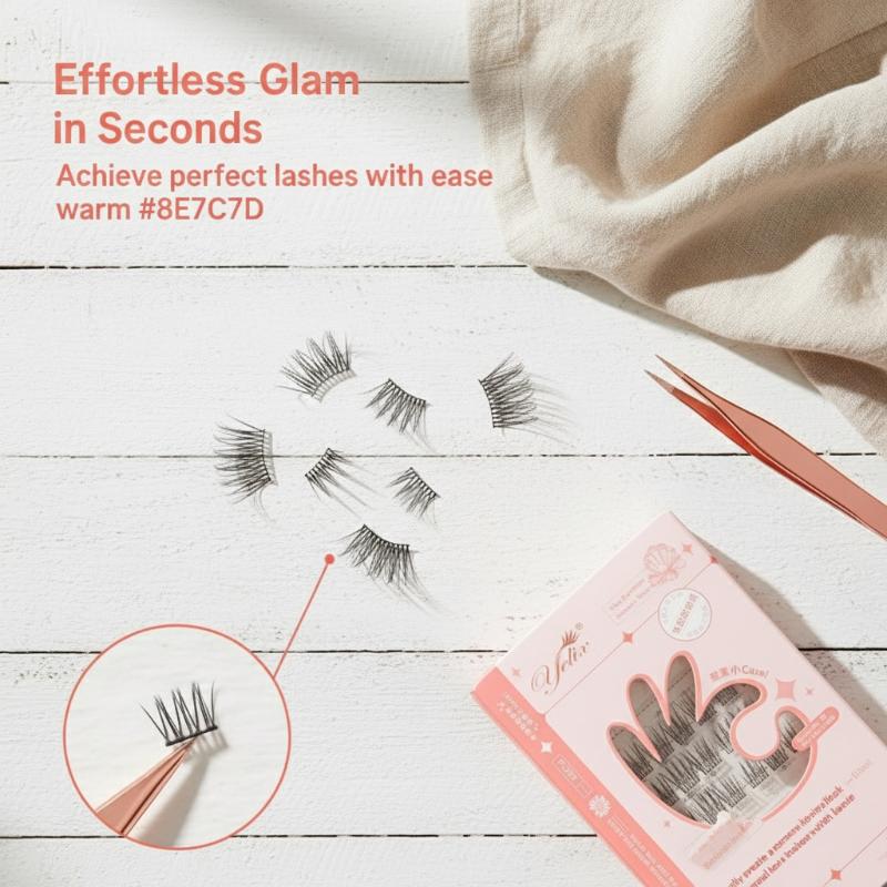 7 Rows Self-Adhesive Eyelashes - đánh giá và giá Lash Adhesive Glue