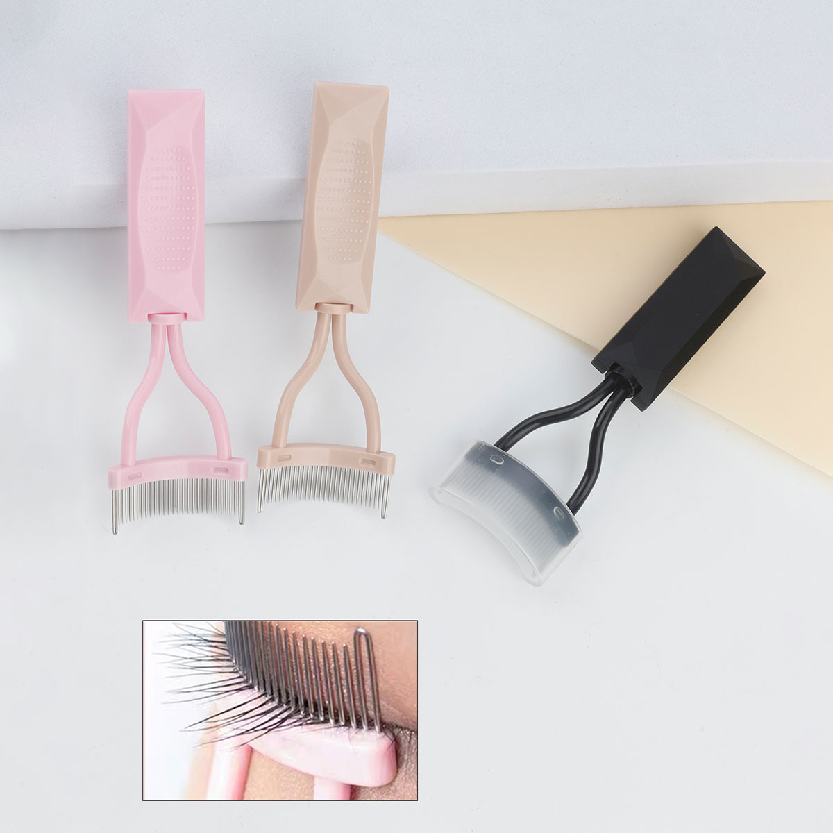 1pcs Curved Ultra-Fine Steel T - đánh giá và giá Eyelash Extension Guide