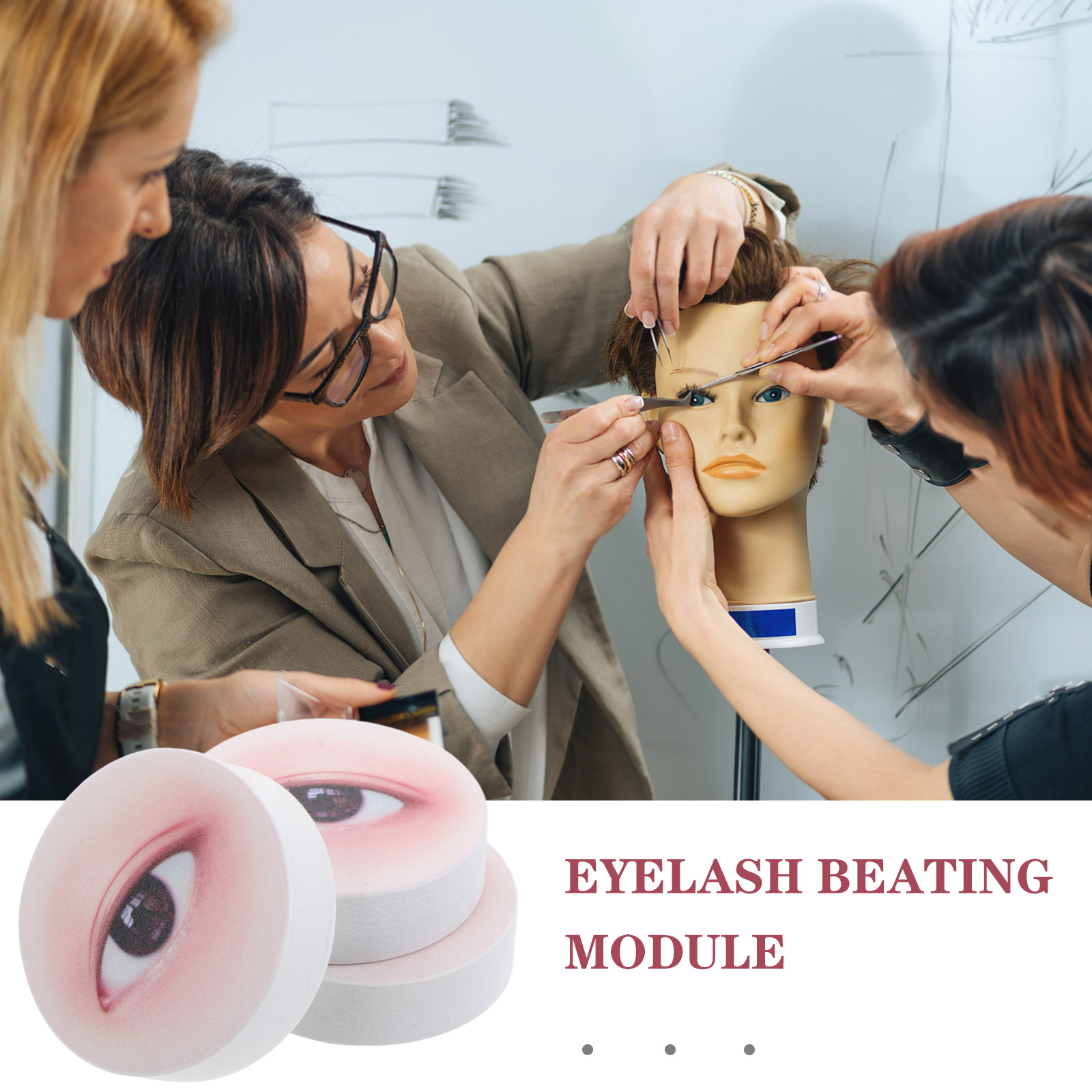 3Pcs Lash Extension Practice B - đánh giá và giá Eyelash Extension Eyelash