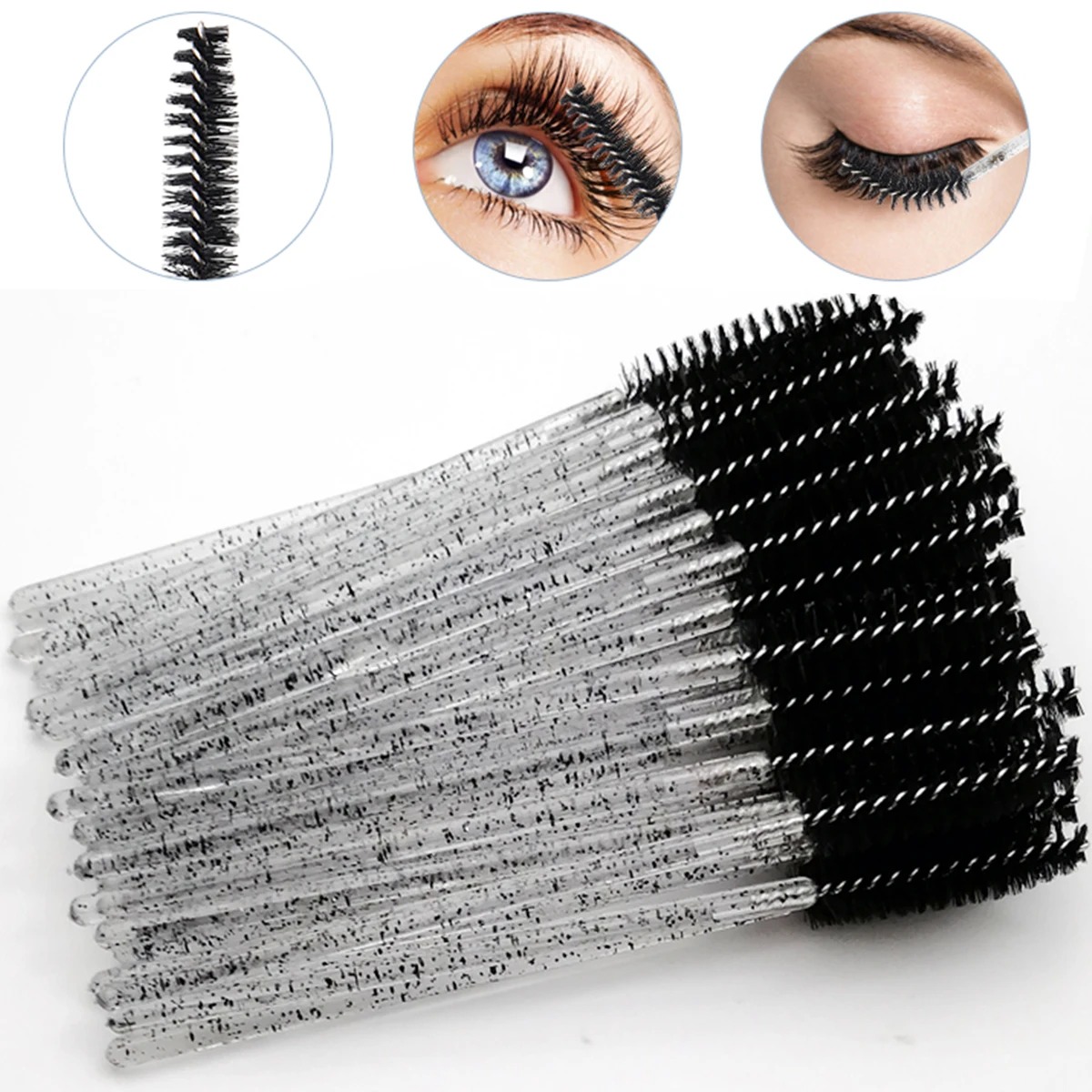 Wholesale 100PCS Mascara Spool - đánh giá và giá Eyelash Extension Guide